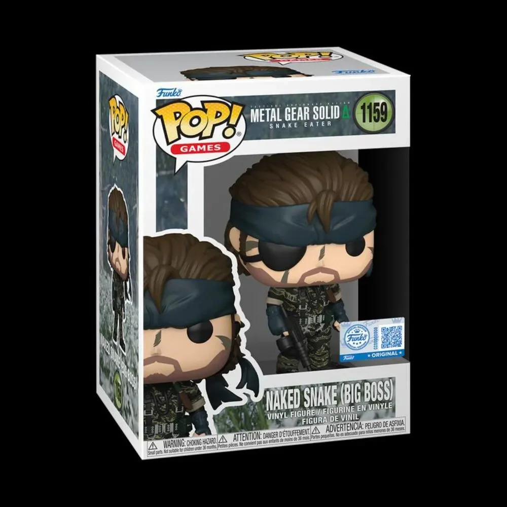 Naked Snake Big Boss Metal Gear Solid, Delta Snake Eater Funko Pop 1159